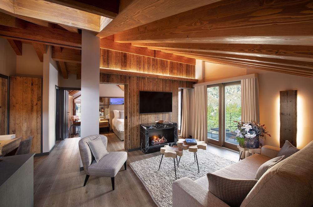 Le Massif Hotel & Lodge Courmayeur The Leading Hotels Of The World Zewnętrze zdjęcie
