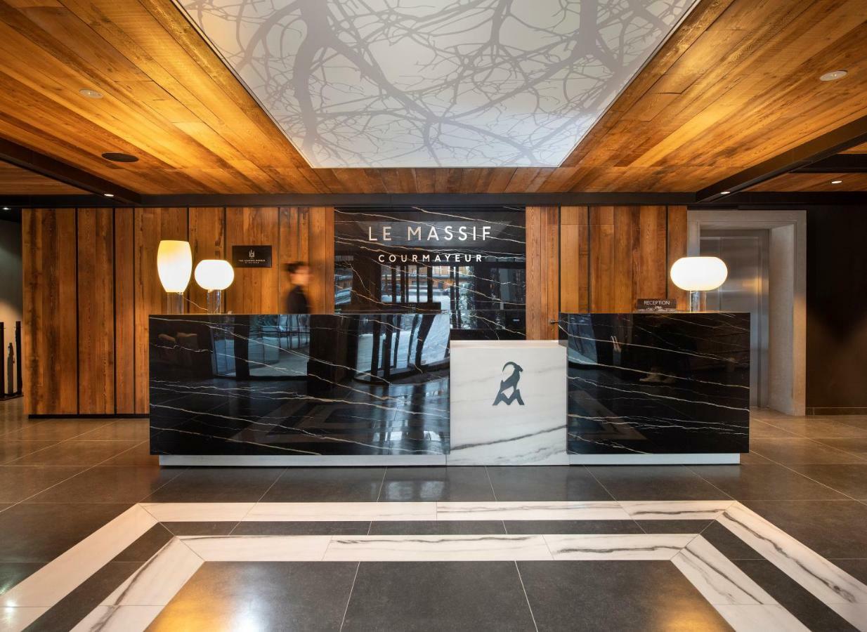 Le Massif Hotel & Lodge Courmayeur The Leading Hotels Of The World Zewnętrze zdjęcie